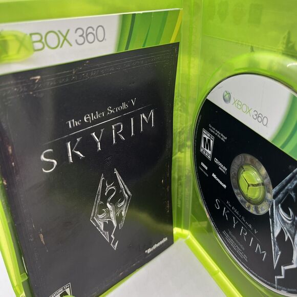 The Elder Scrolls V: Skyrim (Microsoft Xbox 360, 2011) Complete - Tested - Picture 6 of 8